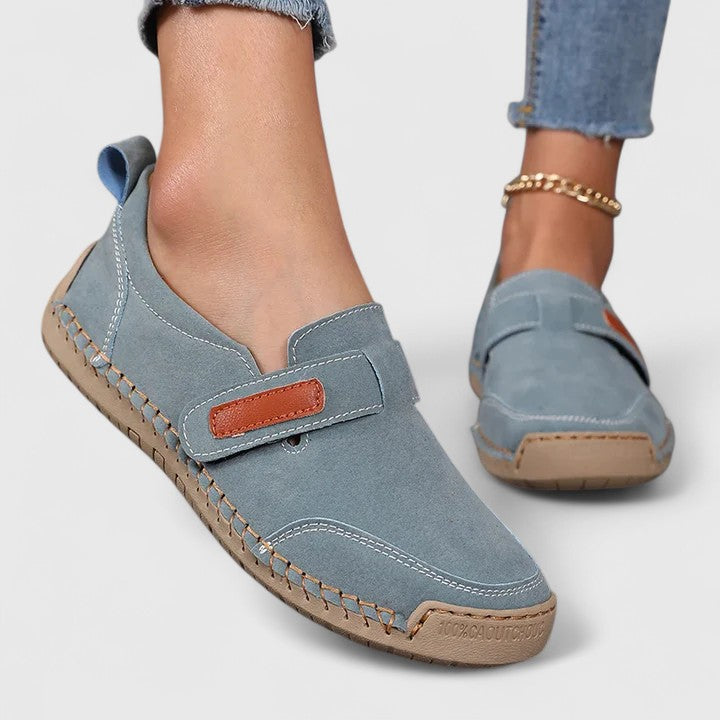 Women's Wide Fit Orthopedic Shoes - Arch Support Walking Loafers