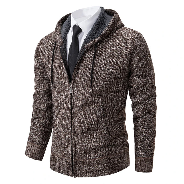 Men’s Fleece-Lined Zip Cardigan