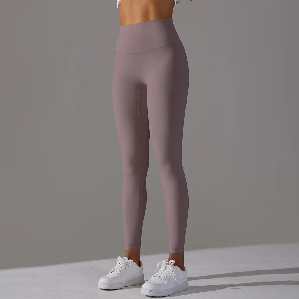 High-Wais Leggings – Buttery-Soft, Sweat-Wicking, with Hidden Pocket-HighTouch