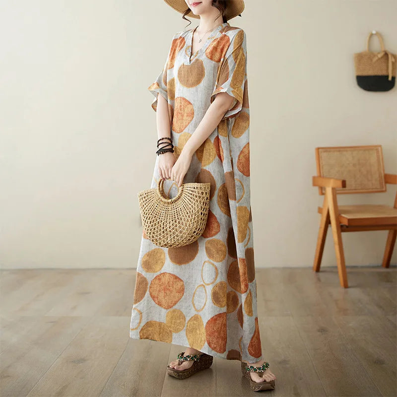 Bohemian Ethnic Summer Dress – Vintage Loose Streetwear-HighTouch