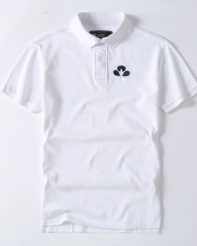 Breathable Camo Polo Tee – Summer Short-Sleeve Casual Men’s