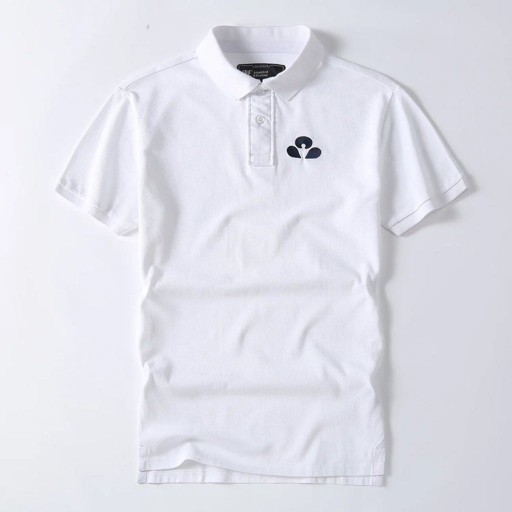 Breathable Camo Polo Tee – Summer Short-Sleeve Casual Men’s-HighTouch
