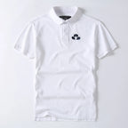 Breathable Camo Polo Tee – Summer Short-Sleeve Casual Men’s-HighTouch