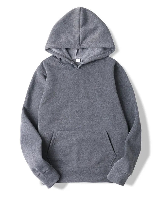 Unisex Solid-Colour Hoodie