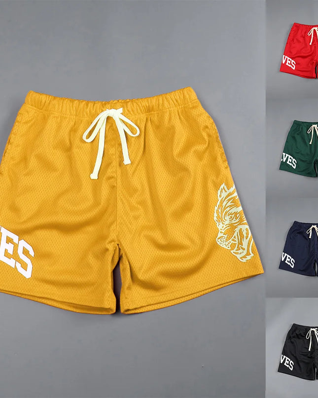 Men’s Quick-Dry Mesh Workout Gym Shorts – Breathable Performance Joggers