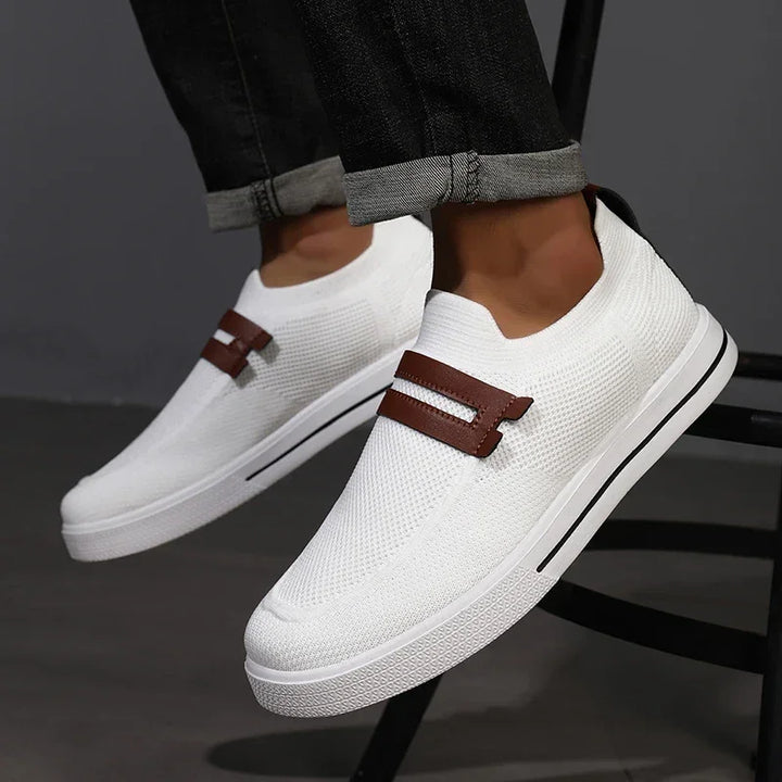 Men’s Breathable Mesh Slip-On Sneakers for Walking