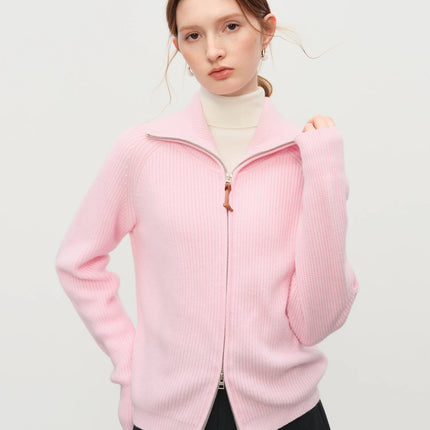 Wool-Mix Zip Vest Women