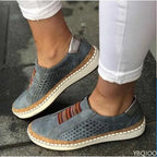 Hollow Flat Slip-On Casual Flats Shoe Women-HighTouch
