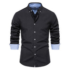 AIOPESON Men’s Cotton Oxford Shirt-HighTouch