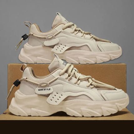 Men’s Breathable Thick-Soled Casual Sneakers