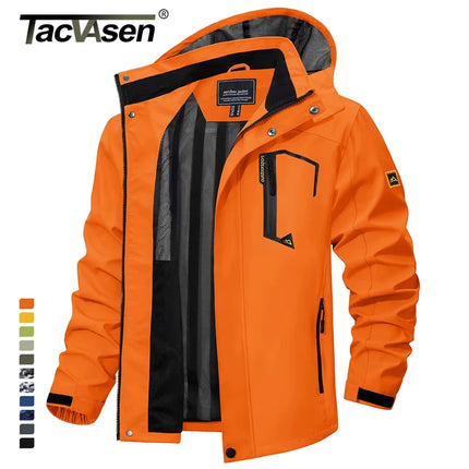 Men's Lightweight Mesh-Lined Waterproof Windbreaker Jacket