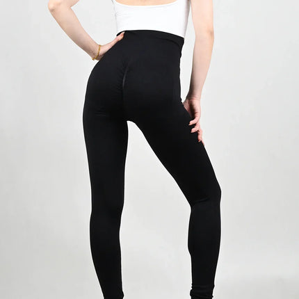 Women’s High-Waist Seamless Yoga Leggings – Stretchy Athletic Training Tights