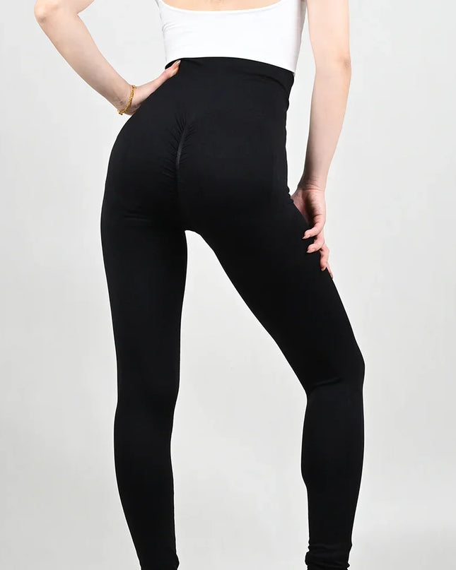 Women’s High-Waist Seamless Yoga Leggings – Stretchy Athletic Training Tights
