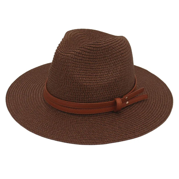 Breathable Straw Panama Sun Hat-HighTouch
