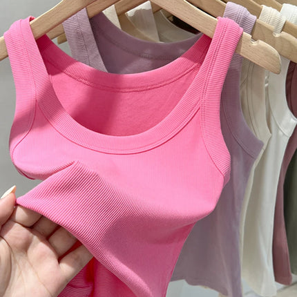 Ribbed Tank Top for Women – Stretch Fit Summer Camisole