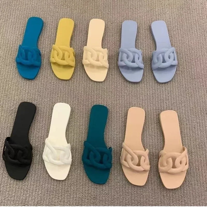 Candy Coloured Flat Slides-HighTouch
