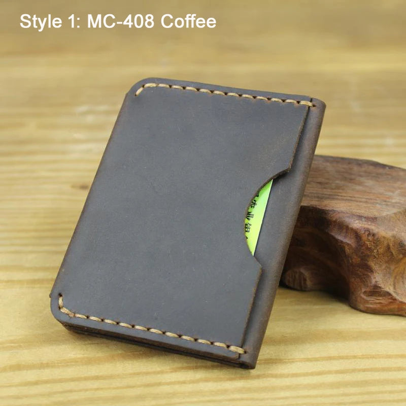 Handmade Leather Card Holder-HighTouch