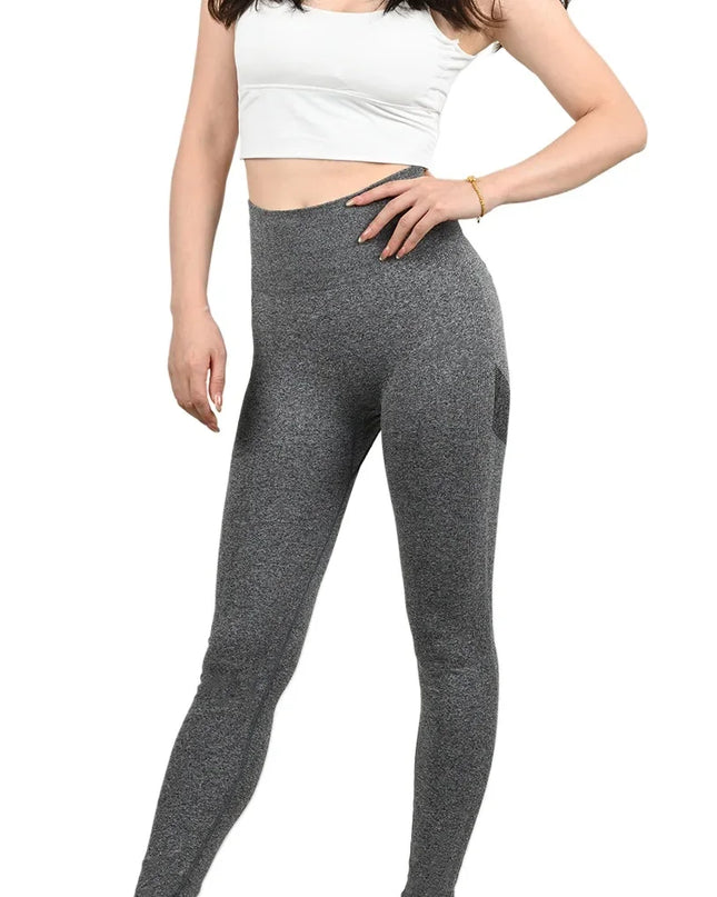 Women’s High-Waist Seamless Yoga Leggings – Stretchy Athletic Training Tights