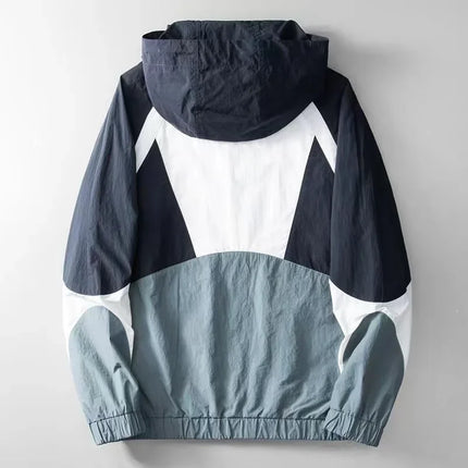 Men’s Ice-Silk Sunscreen Hooded Jacket – Lightweight Cool Spring/Summer Outerwear
