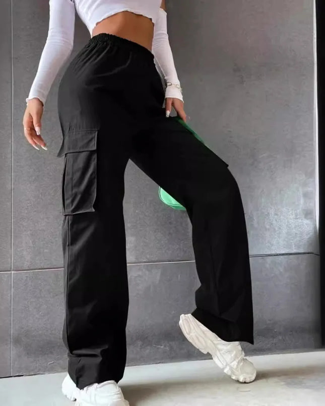 Women’s High-Waisted Baggy Cargo Joggers