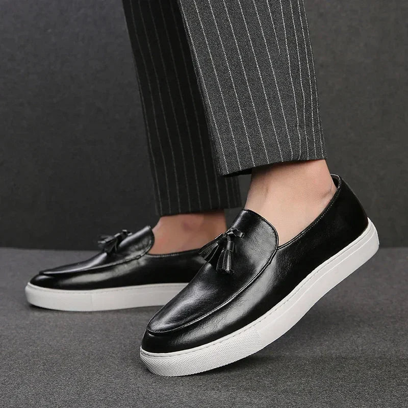 Men's Tuscan Elegance Slip-Ons – Italian Leather Loafers