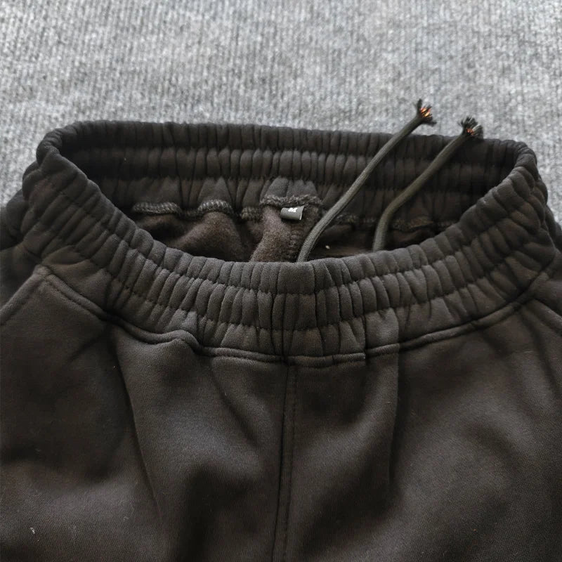 Low‑Waisted Wide‑Leg Cargo Sweatpants for Women-HighTouch