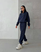 Women’s Fleece Tracksuit Set – Soft Hoodie & Jogger Pants for Cozy Style-HighTouch