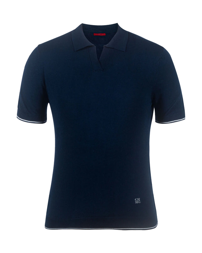 Men’s Summer Polo T-Shirt – V-Collar, Short Sleeve Casual Top