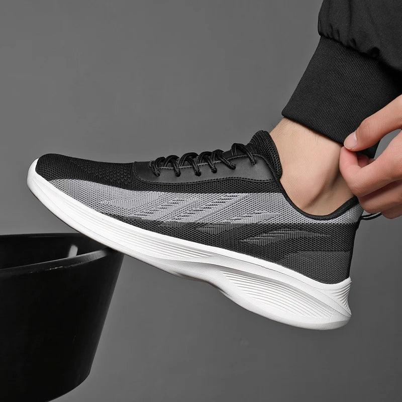 Men’s Breathable Mesh Sneakers for Walking and Gym