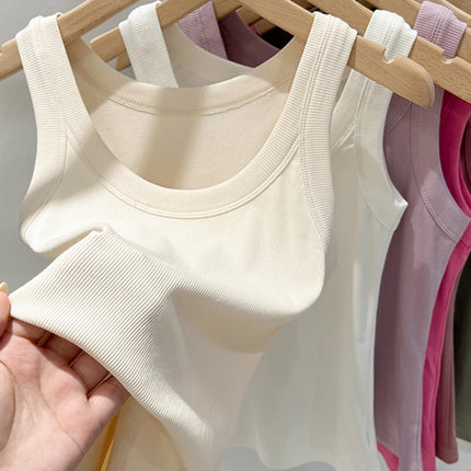 Ribbed Tank Top for Women – Stretch Fit Summer Camisole