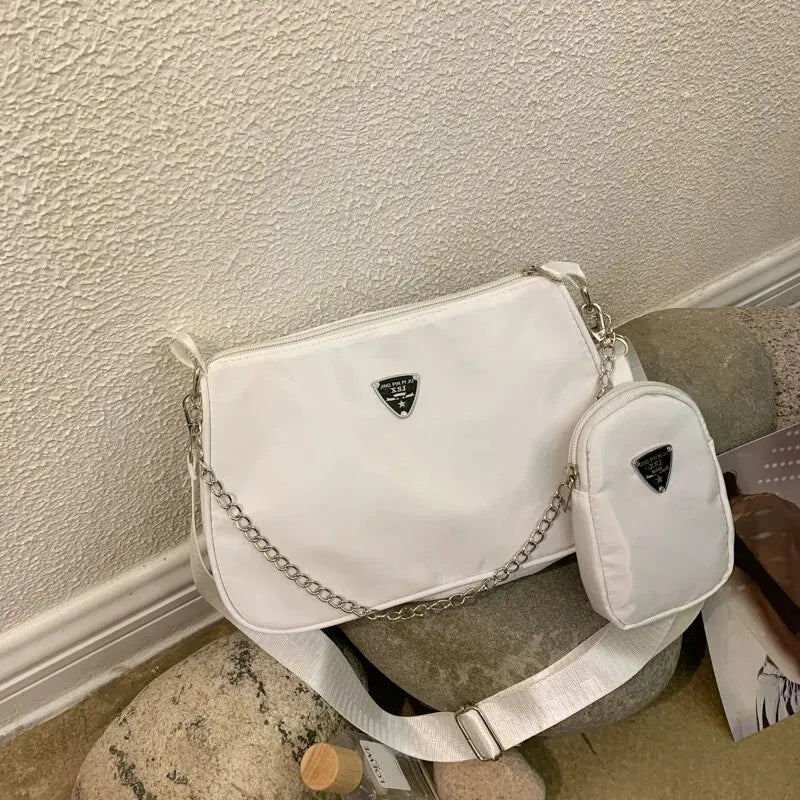 Women’s Lightweight Fabric Crossbody Bag – Stylish & Practical-HighTouch