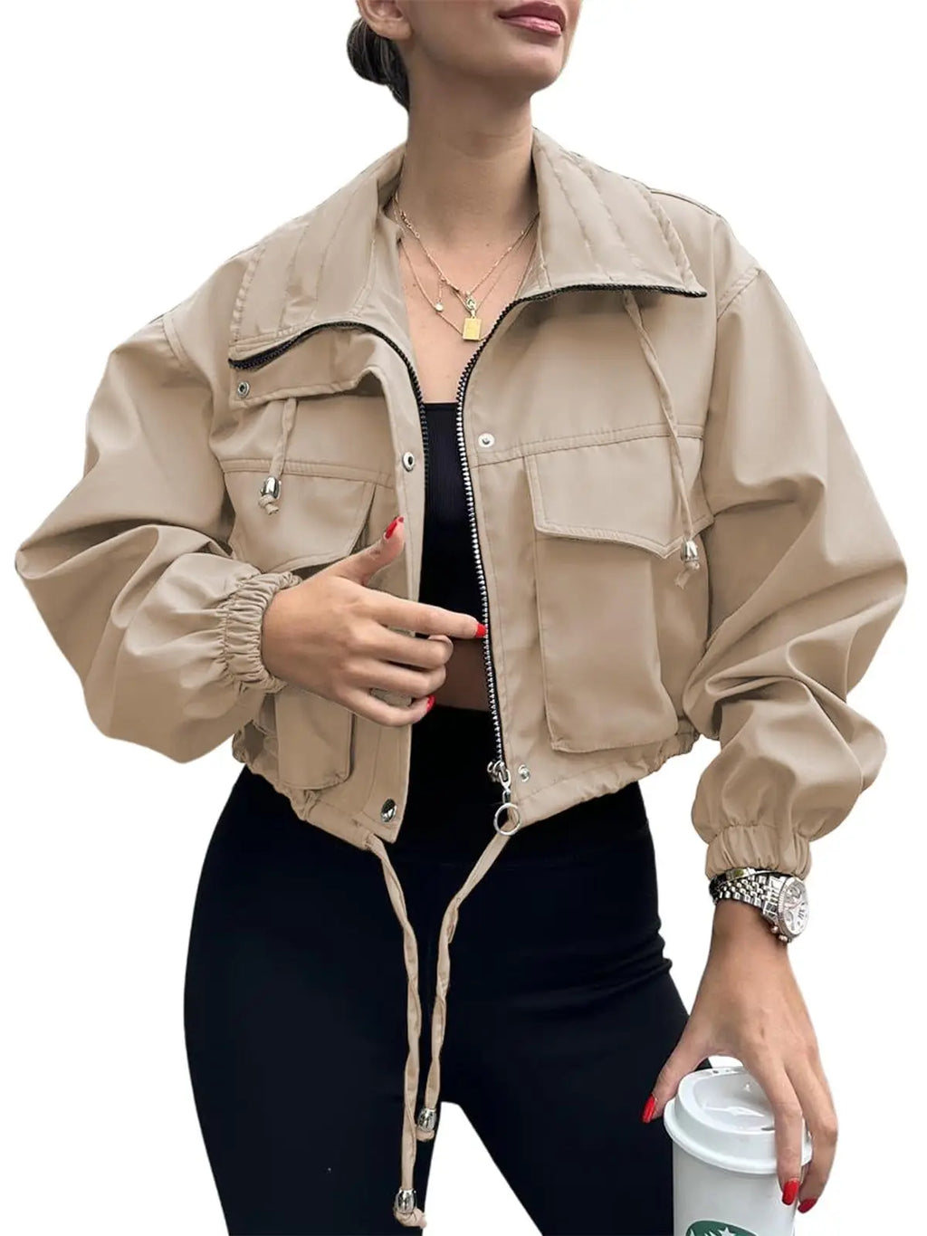 Vintage Loose Winter Overcoat for Women-HighTouch