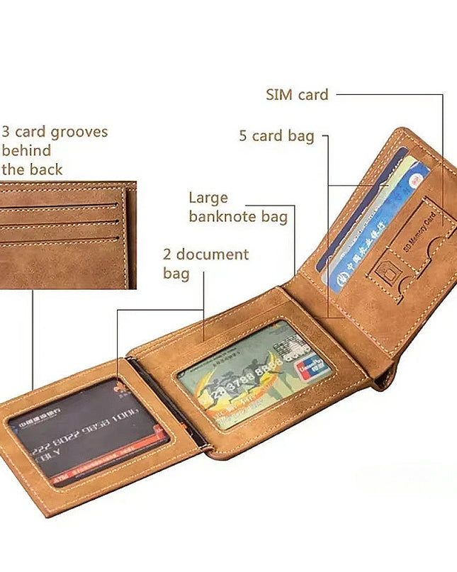 Slim Cowhide Billfold Wallet