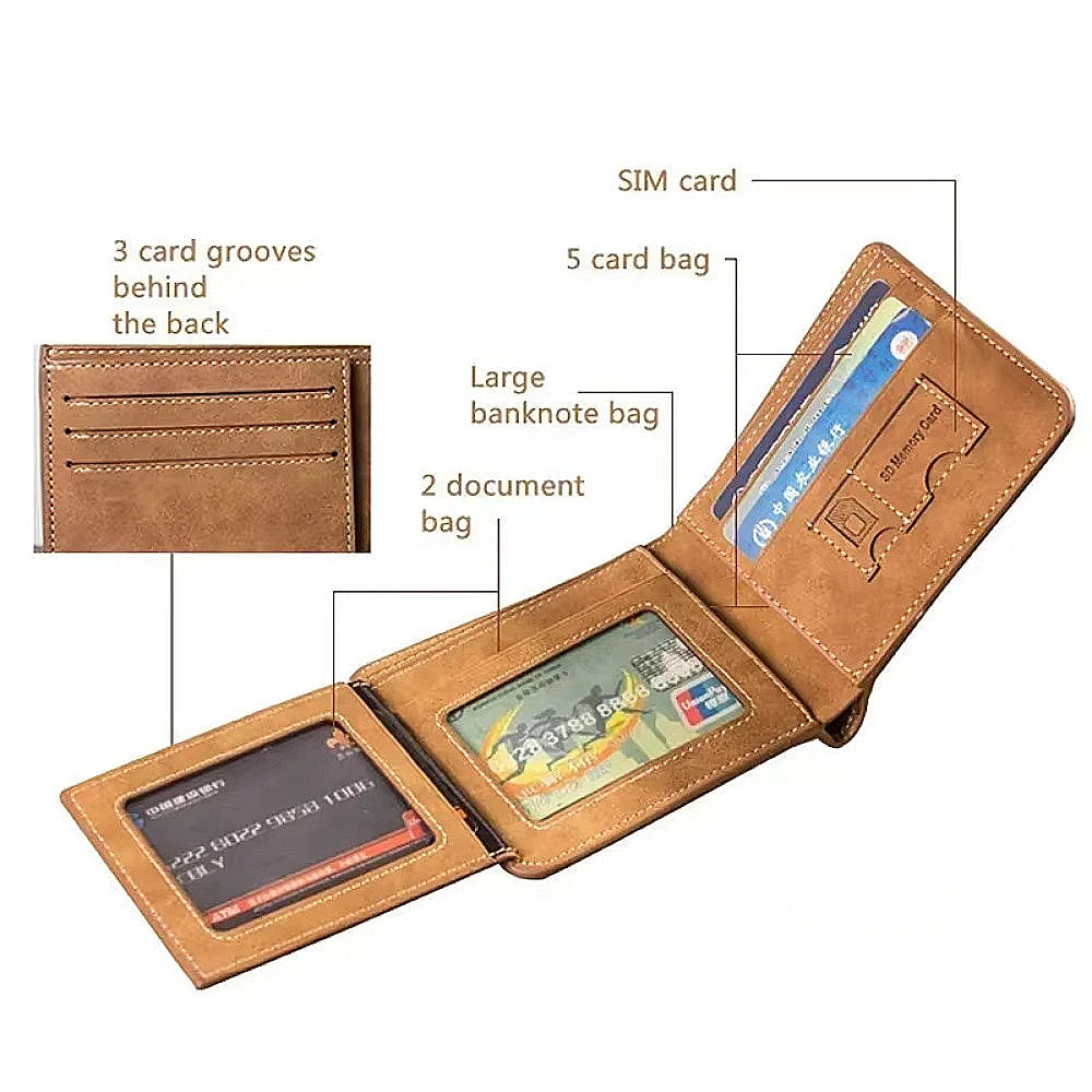 Slim Cowhide Billfold Wallet-HighTouch
