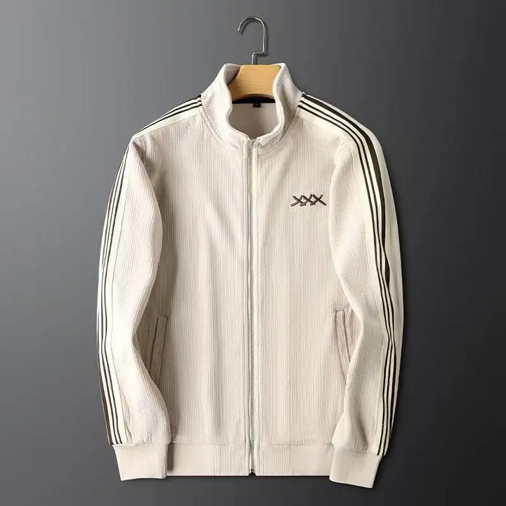 Men’s Warm Zip-Up Sports Set – Two-Piece Jacket & Pants-HighTouch