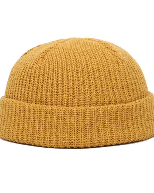 Luxury Winter Knit Beanie – Warm Short Skull Cap (Unisex)