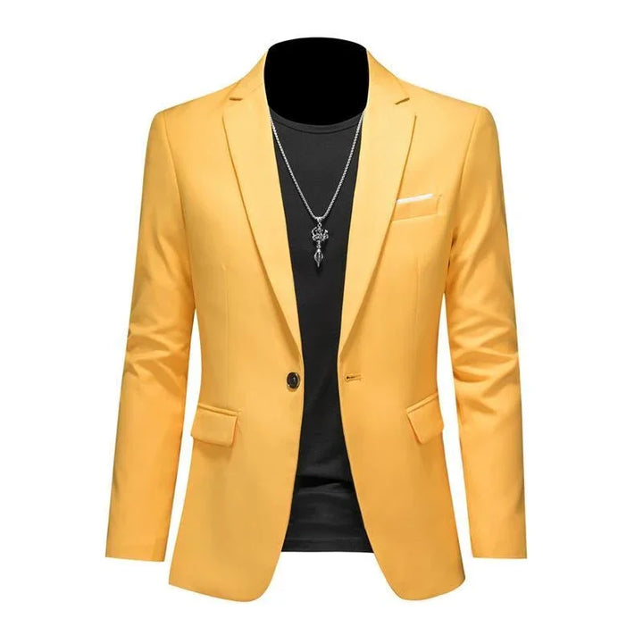 Men’s Slim-Fit Casual Blazer-HighTouch