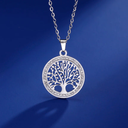 Skyrim Tree of Life Zircon Pendant Necklace