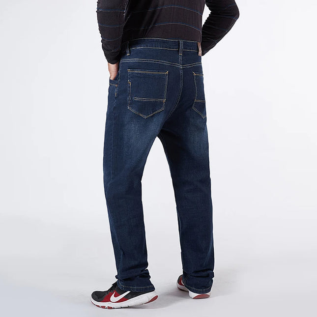 Premium Stretch Straight-Leg Jeans for Men