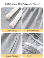 Men’s Wide-Leg Track Pants-HighTouch