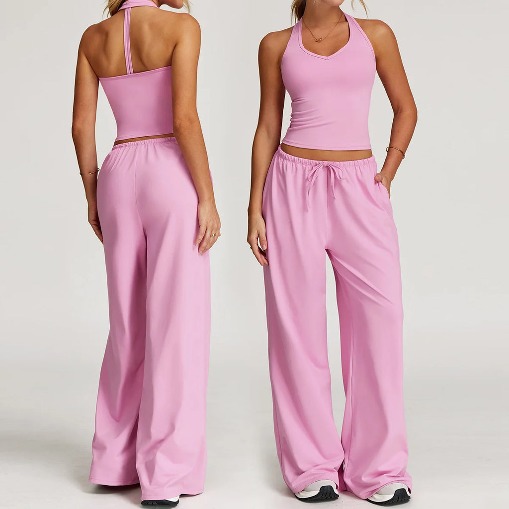 Women’s Yellow Gym Set-HighTouch