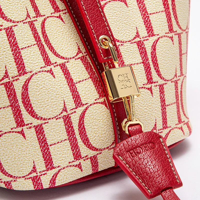 Luxury PVC Jacquard Shoulder Bag Women-HighTouch