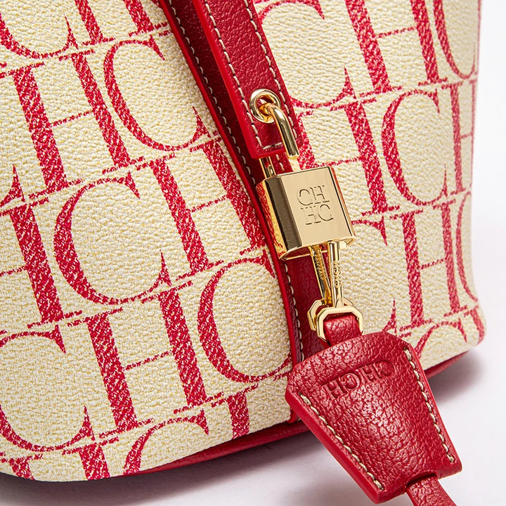 Luxury PVC Jacquard Shoulder Bag Women-HighTouch
