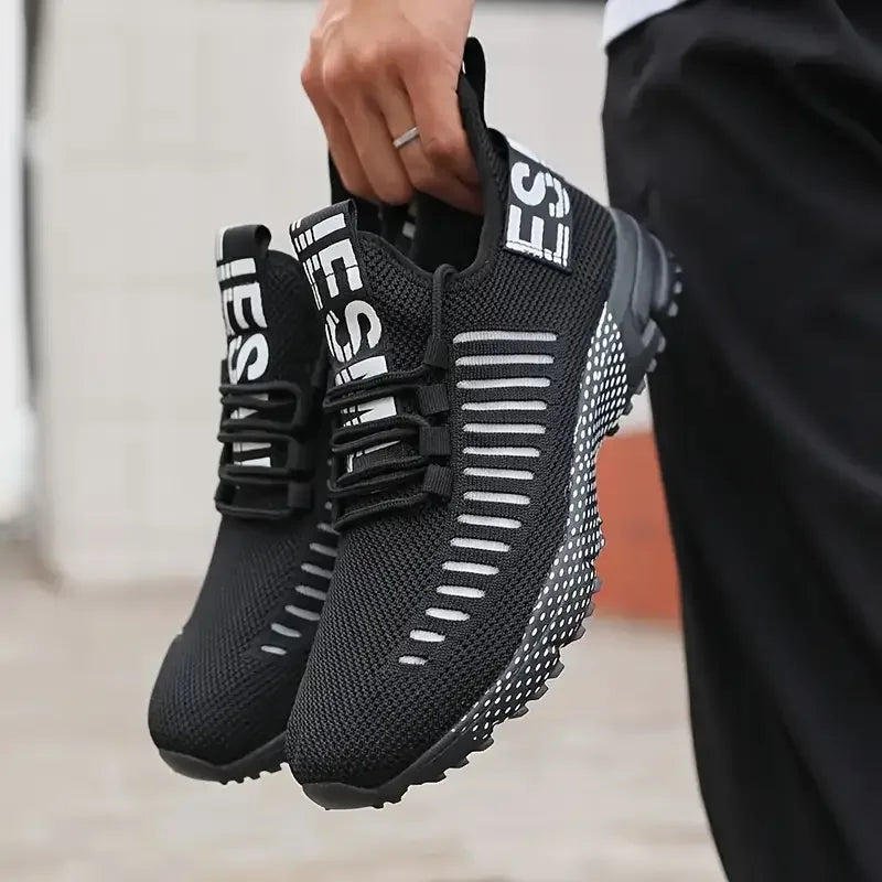 Men’s Lightweight Mesh Running Shoes-HighTouch