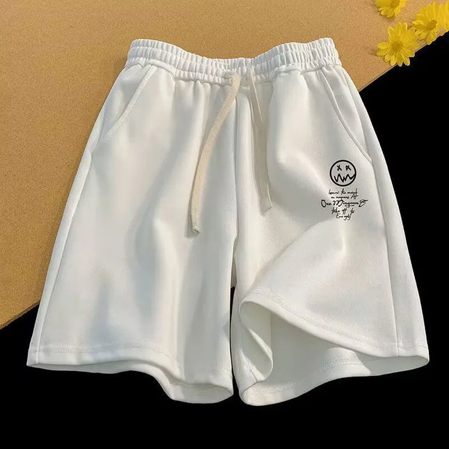 Oversized Wide-Leg Sports Shorts for Men – M to 8XL Lightweight & Trendy Fit