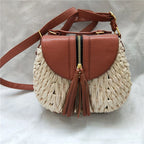 Small Fresh Straw Crossbody Bag – Lightweight Purse-HighTouch
