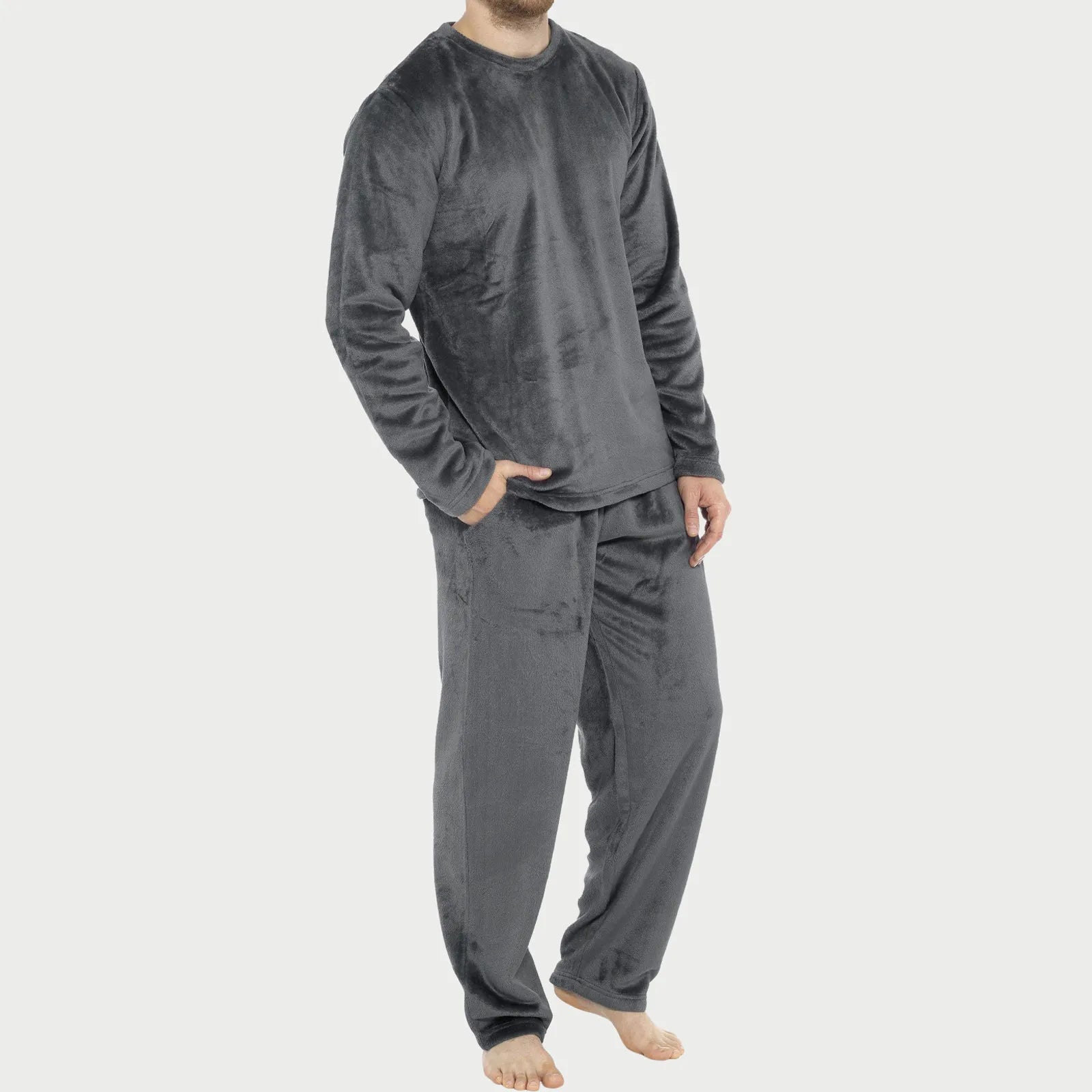 Winter Flannel Men's Pajama Set