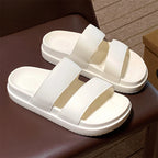 Women’s Simple Beach Sandals Summer Slip-On Flat Shoes-HighTouch