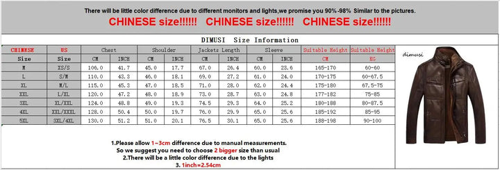 Leather Jacket Men Winter - Thicken Warm Coat-HighTouch