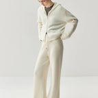 Milk White Cardigan Set / M